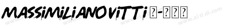 Massimiliano Vitti 设字体转换